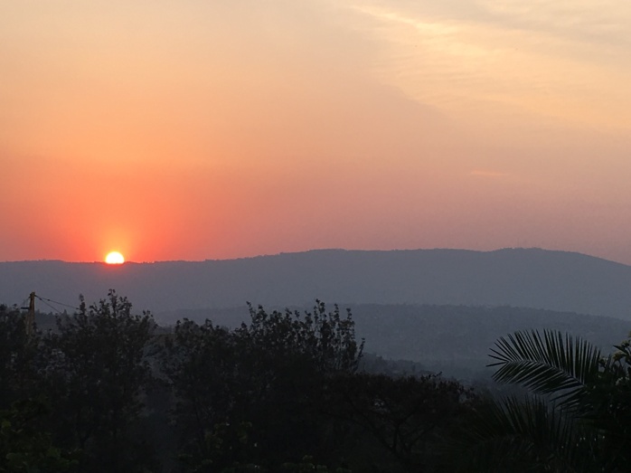 Sunset from Nyatarama